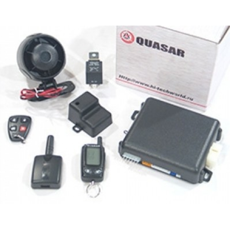 Quasar 880R автосигнализация с автозапуском и обратной связью