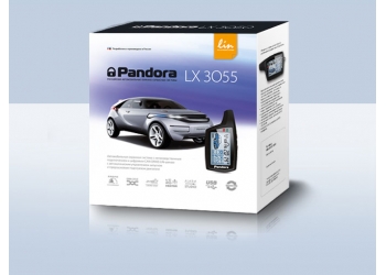Автосигнализация PANDORA LX 3055 с бесключевым автозапуском Renault/Рено, Kia/Киа, Hyundai/ Хёндай, Lada/Лада. Диалоговый код. Турботаймер. CAN/LIN-интерфейс.