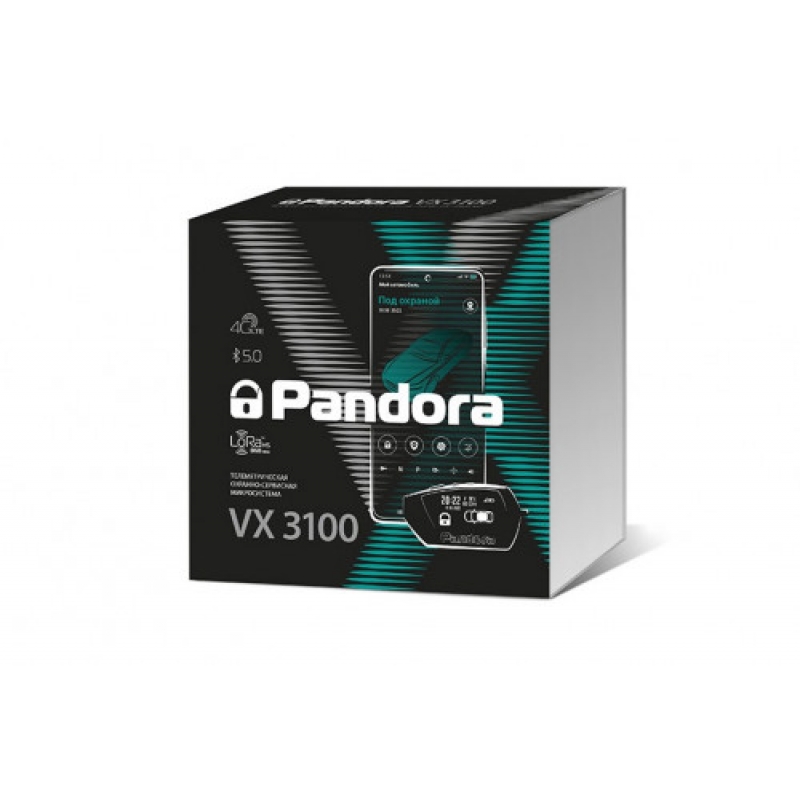 Автомобильная сигнализация Pandora VX 3100 v.2 - бесключевой автозапуск, 4G/LTE/2G-GSM- модем, D027 брелок. Автомобильная сигнализация Pandora VX 3100 v.2 - бесключевой автозапуск, 4G/LTE/2G-GSM- модем, D027 брелок.