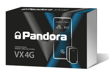 Pandora VX-4G v.2, безбрелковая, с двумя метками BT760, GSM-модем 4G/2G, силовой мод. запуска, Блютуз, 2CAN-Lin, сирена