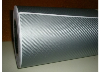 3D Carbon Fiver Vinyl (Silver) размер рулона 1,52*30м (карбон серебристый)
