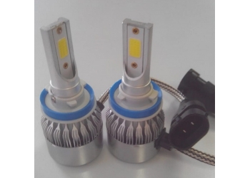 Cветодиодные LED лампы PILOT C6 НВ11 - нейтральный белый свет, чип COB, комплект 2 шт.