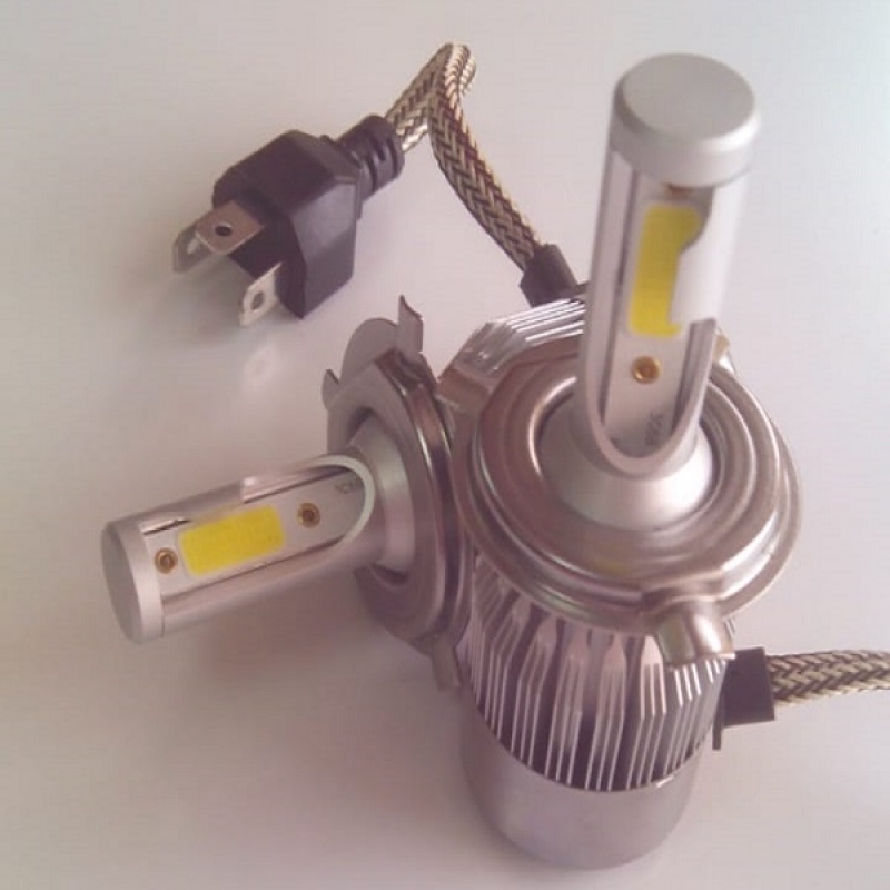 Лампа светодиодная Bi-LED С6 Н4  (2шт.) для ближнего и  дальнего  света