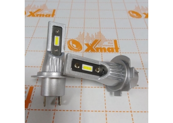 Cветодиодные LED лампы PILOT V12 H7 - мощность 25Вт, 9-30Вольт, нейтральный белый свет, светоотдача 4000Лм, чип csp Y2121, комплект 2шт, гарантия 6 месяцев