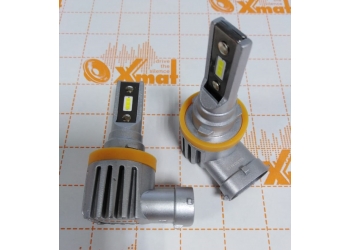 Cветодиодные LED лампы PILOT V12 H11 - мощность 25Вт, 9-30Вольт, нейтральный белый свет, светоотдача 4000Лм, чип csp Y2121, комплект 2шт, гарантия 6 месяцев Cветодиодные LED лампы PILOT V12 H11 - мощность 25Вт, 9-30Вольт, нейтральный белый свет, светоотдача 4000Лм, чип csp Y2121, комплект 2шт, гарантия 6 месяцев