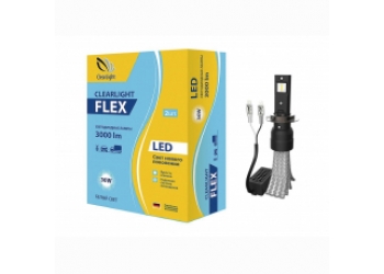 Cветодиодные LED лампы Clearlight Flex H7  5000K головной свет (комплект) для ближнего, дальнего или противотуманного света