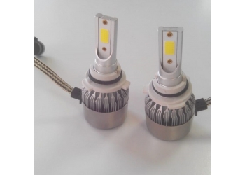 Cветодиодные LED лампы PILOT C6 НВ4 - нейтральный белый свет, чип COB, комплект 2 шт.