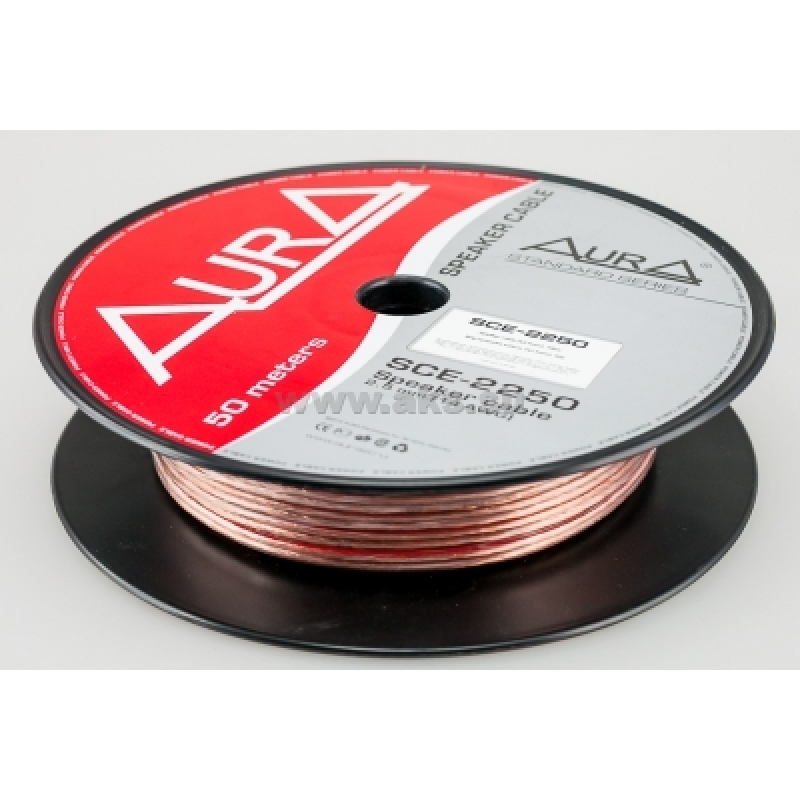 Aura SCE-2250, акустический кабель, 14 AWG ( 2х2,5 мм2) , бухта 50 м.