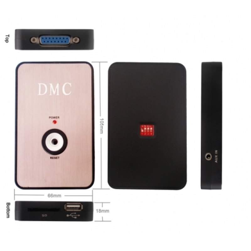 USB, MP3, CD Адаптер DMC-9088 (toyota OLD)