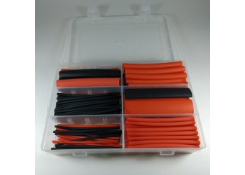 Набор трубок термоусадочных PILOT G-TCT-S130-90, набор 130шт, трубки разноцветные, с клеевым слоем, усадка 3:1