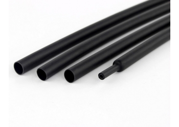Трубка термоусадочная PILOT TCT-2,5, диаметр 2,5мм, усадка 2:1, черная, цена за 1м, (в бухте 200м)