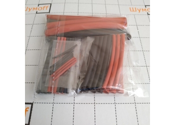 Набор трубок термоусадочных PILOT TCT-S42-30/60/100, набор 42шт, трубки разноцветные