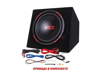 Активный корпусной сабвуфер KICX GT401BA, 12, 400/1000Вт, 90дБ