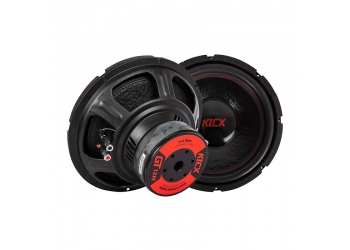 Сабвуферный динамик KICX GT 12M, 12, 500/800Вт, 2+2Ом, 89,3дБ