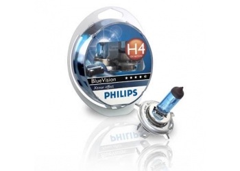 Галогеновая лампа Philips H1 Blue Vision (H1 2 шт+W5W 2 шт)