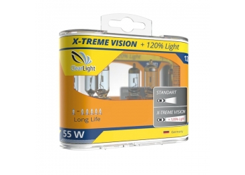 Галогеновая лампа Clearlight  H11 X-treme-vision+120%Light 12V-55W 1 шт.