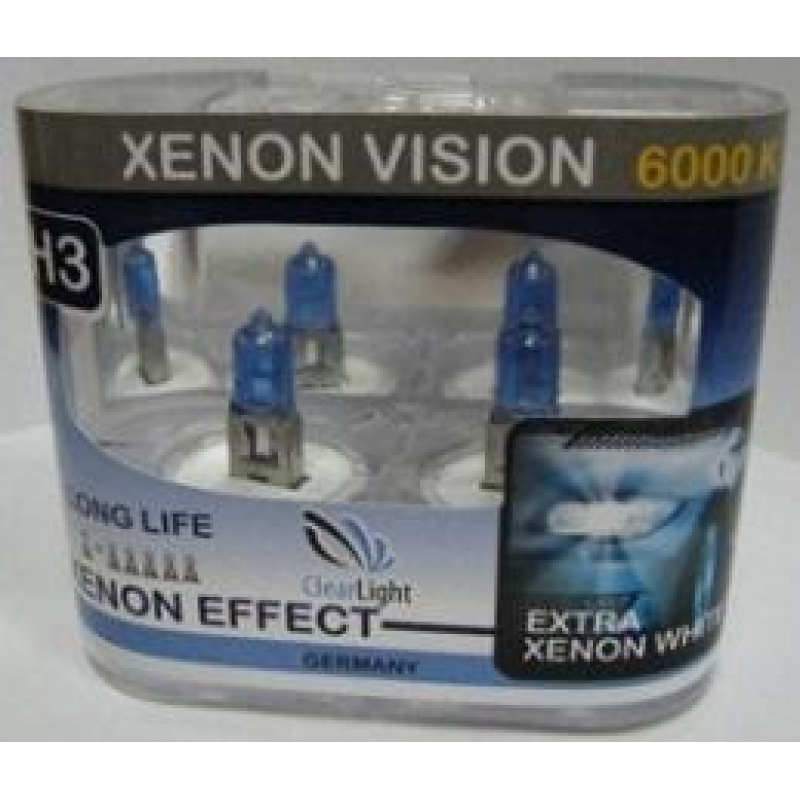Галогеновая лампа Clearlight  H3 Xenon Vision  2 шт