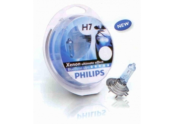 Галогеновая лампа Philips H4  Blue Vision ultra (H4 2 шт+W5W 2 шт)