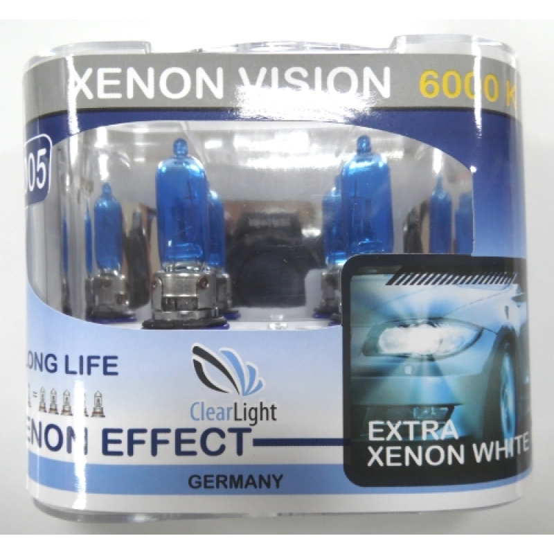 Галогеновая лампа Clearlight HB3 Xenon Vision 2шт