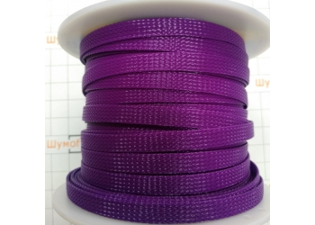 Защитная полиэстеровая оплетка ( змеиная кожа ) PILOT PL-1020 Пурпурная, диаметр 10мм, цена за 1 метр, в бухте 100 метров