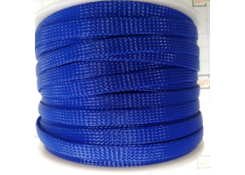 Защитная полиэстеровая оплетка ( змеиная кожа ) PILOT PL-1020 Синяя, диаметр 10мм, цена за 1 метр, в бухте 100 метров