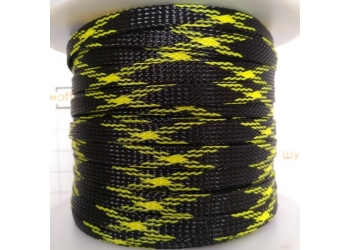 Защитная полиэстеровая оплетка ( змеиная кожа ) PILOT PL-1020 Черно-Желтая, диаметр 10мм, цена за 1 метр, в бухте 100 метров Защитная полиэстеровая оплетка ( змеиная кожа ) PILOT PL-1020 Черно-Желтая, диаметр 10мм, цена за 1 метр, в бухте 100 метров