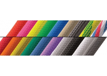 Защитная полиэстеровая оплетка (змеиная кожа) SS-10 Синяя, диаметр 10мм, длина 10 метров