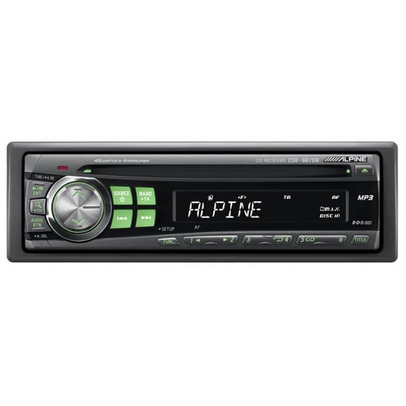 ALPINE CDE-9870R МР3-проигрыватель (распродажа, без гарантии)