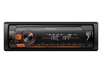 Автомагнитола PIONEER MVH-S120UBA, 1DIN, 4X50Вт, USB, AUX-вход, с поддержкой FLAС