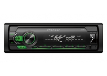 Автомагнитола PIONEER MVH-S120UBG, 1DIN, 4X50Вт, USB, AUX-вход, с поддержкой FLAС