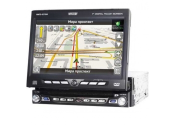 Автомагнитола MYSTERY MMTD-9270NV, Мультимедиа, 1DIN, CD/DVD-проигрыватель, 4X50Вт, USB/SD, ТВ-тюнер, Навигация, Выдвижной экран