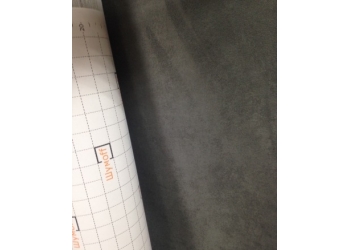 Алькантара (искуственная замша на клеевой основе) цвет серый, ширина рулона 1,25 м. (цена за 1 погонный метр)