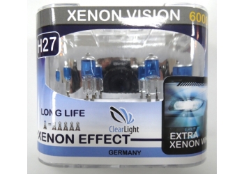 Галогеновая лампа ClearLight H 27 Xenon Vision 12V-55W  2 шт