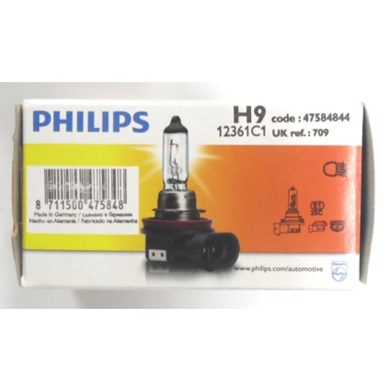 Галогеновая лампа Philips Н9 12V-65W