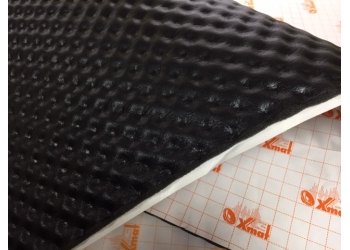 X Mat Stels A15ЛK (750*1000*15мм) (16)- шумо поглотитель и уплотнитель на основе спец ППУ, рельеф пирамидка ламинированная