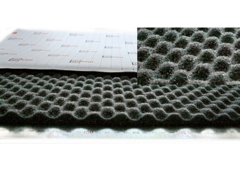 Шумофф Герметон А 15 (0,75м*1,00м*15мм) - шумо поглотитель и уплотнитель на основе спец ППУ, рельеф пирамидка Шумофф Герметон А 15 (0,75м*1,00м*15мм) - шумо поглотитель и уплотнитель на основе спец ППУ, рельеф пирамидка