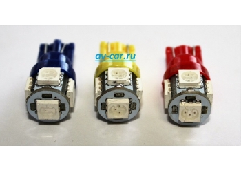 T10-5SMD RED светодиод