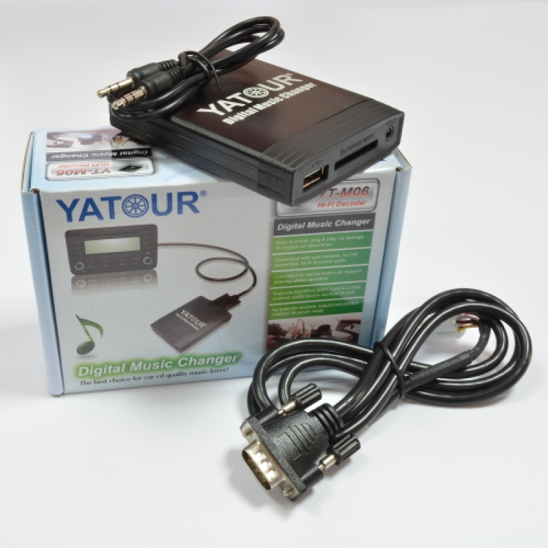 USB, MP3, CD Адаптер YATOUR YT-M06 RENAULT8 (2009-2011 Renault 8pin)