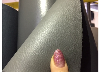 Термо-кожа безосновная Серая ширина 1,4 м, толщина 1,3мм (цена за 1 погонный метр)