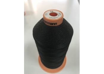 Нитки Gutermann Tera ( Гутерманн Тера ) 10 цвет 000 Черный, намотка 1000м, Сделано в Германии
