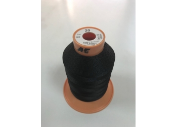 Нитки Gutermann Tera ( Гутерманн Тера ) 20 цвет 000 Черный, намотка 600м, Сделано в Германии