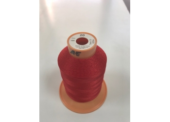 Нитки Gutermann Tera ( Гутерманн Тера ) 20 цвет 156 красный, намотка 600м, Сделано в Германии