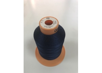 Нитки Gutermann Tera ( Гутерманн Тера ) 20 цвет 13 синий, намотка 600м, Сделано в Германии
