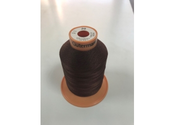 Нитки Gutermann Tera ( Гутерманн Тера ) 20 цвет 175 темно-коричневый, намотка 600м, Сделано в Германии