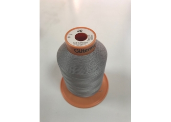 Нитки Gutermann Tera ( Гутерманн Тера ) 20 цвет 38 светло-серый, намотка 600м, Сделано в Германии