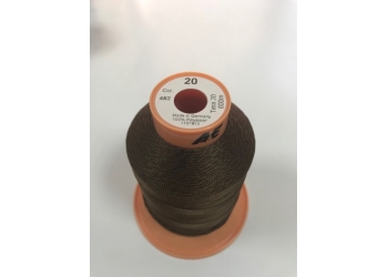 Нитки Gutermann Tera ( Гутерманн Тера ) 20 цвет 452 коричневый, намотка 600м, Сделано в Германии