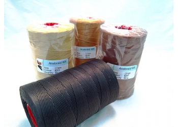 Нитки Gutermann Anebraid WX 0,8мм ( Гутерманн Энибрайд )  цвет 82042 Черный, намотка 500м, Сделано в Германии