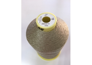 Нитки Gutermann Zwibond 13 ( Гутерманн Звибонд )  цвет 131 Бежевый, намотка 1300м, Сделано в Германии