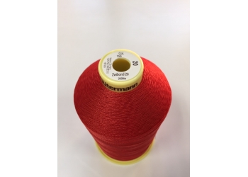 Нитки Gutermann Zwibond 20 ( Гутерманн Звибонд )  цвет 156 Красный, намотка 1300м, Сделано в Германии