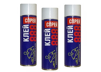 Клей аэрозольный 888 Ultra УСИЛЕННАЯ ФИКСАЦИЯ баллон 650мл